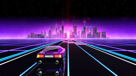 Neon Drive - 80s Arcade Game: a game by fraoula