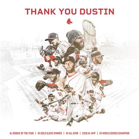 Dustin Pedroia Retirement Creative :: Behance