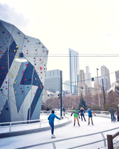 Maggie Daley Park Skating Ribbon Chicago Winter in Chicago | Etsy