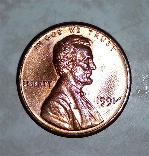 1991 Lincoln cent error | Coin Talk