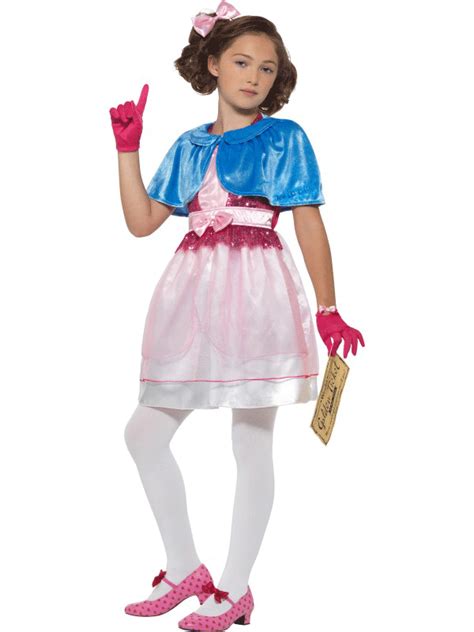 Roald Dahl Deluxe Veruca Salt Costume, Pink, Dress, Shawl, Headband ...