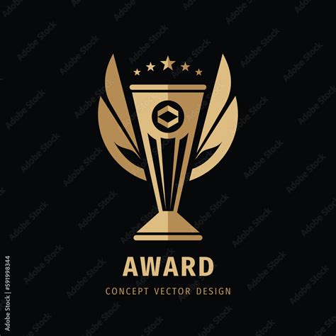 Winner award cup concept business logo design. Contest championship ...