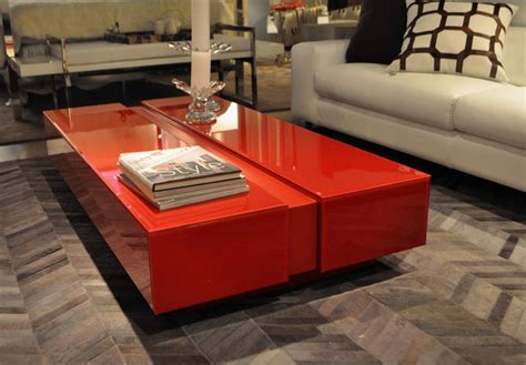 Red Lacquer & Glass Coffee | Glass coffee tables living room, Glass coffee table decor, Coffee table