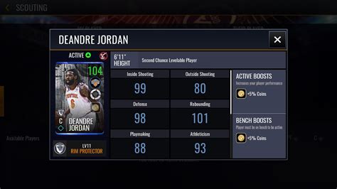 104 Deandre Jordan Primary Stats : r/NBAForums