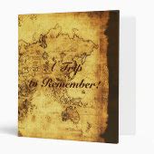 Old World Map Photo Album Binder | Zazzle