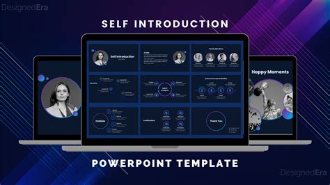 Self Introduction Presentation PowerPoint Template