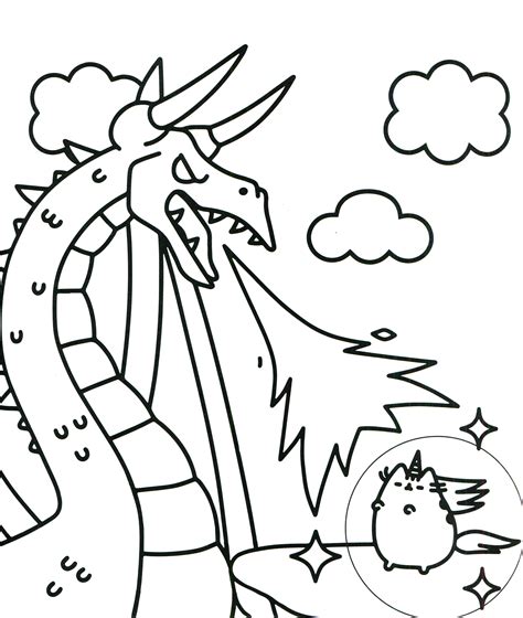 Pusheen Coloring Pages at GetDrawings | Free download