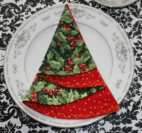 Christmas Tree Napkins by WoodroseandLace on Etsy Christmas Tree ...