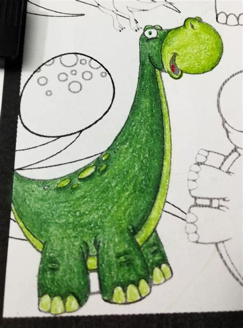 Printable Coloring Page, Dinosaur Collage, Kids Printable Craft, Adult Coloring, Instant ...