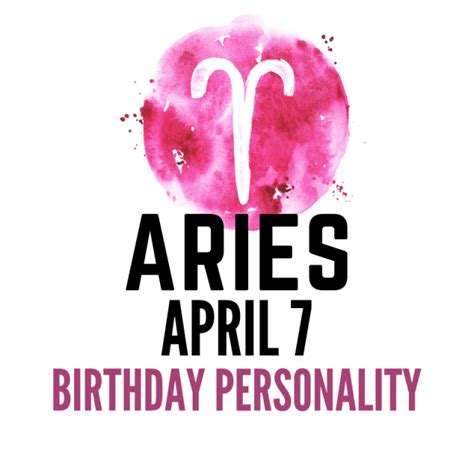 April 7 Zodiac Birthday Personality | astroligion.com