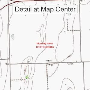 Amazon.com : USGS Topographic Quadrangle Map - Munday West, Texas (Folded/Waterproof) : Outdoor ...