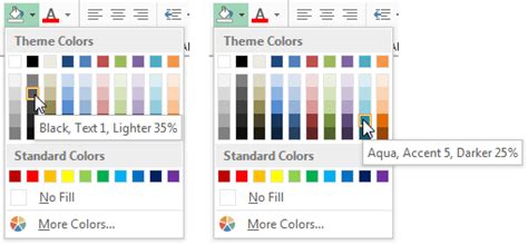 Using Colors in Excel - Peltier Tech Blog