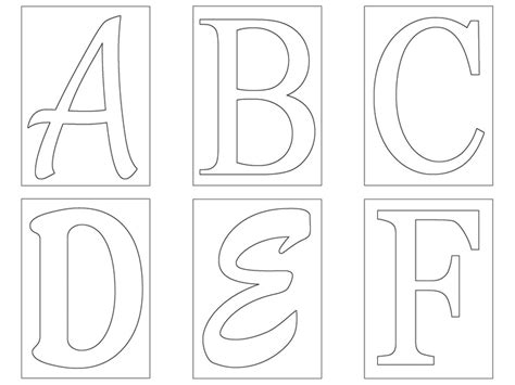 Letter template | Alphabet templates, Letter templates free, Stencils ...