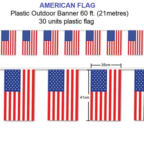 American Flag Outdoor Pennant Banner - $15.00 : Helium Balloons | Partywares | Event Decoration ...