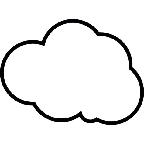 Cloud Outline Vector at GetDrawings | Free download