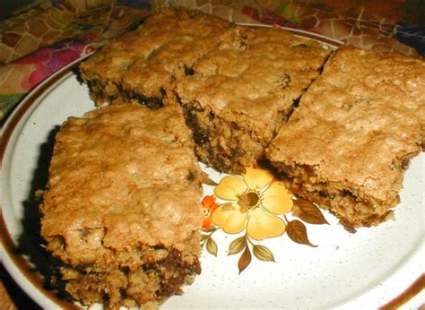 Oatmeal Raisin Chocolate Chip Bars Recipe - Food.com