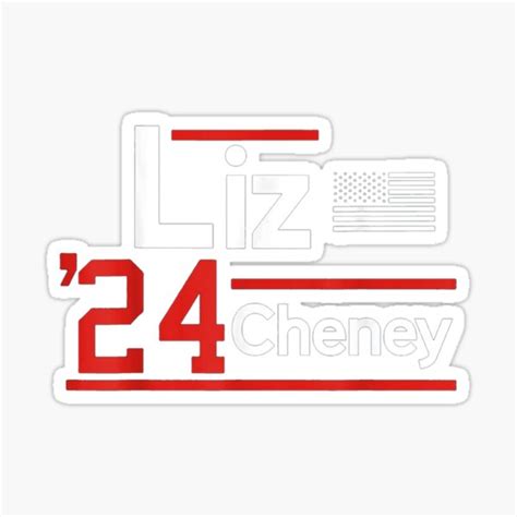 "Liz cheney logo " Sticker for Sale by GideonsYoung | Redbubble