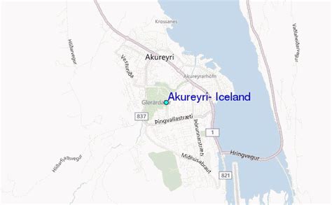 Akureyri, Iceland Tide Station Location Guide