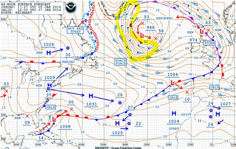 North Central North Atlantic Storm Brewing - Ocean Weather ...