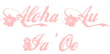 Graphic Groupies: Aloha Word Art