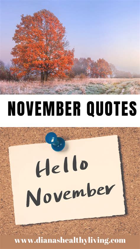 November Quotes | Diana's Healthy Living