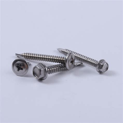 Stainless Steel Self Drilling TEK Screws Wafer Head Self Tapping Screw