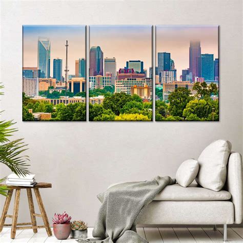 Charlotte NC Skyline Wall Art | Photography