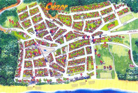 Obzor Bulgaria Map