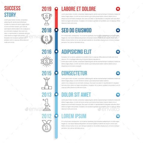 Success Story - Timeline | Timeline design, Data visualization design ...