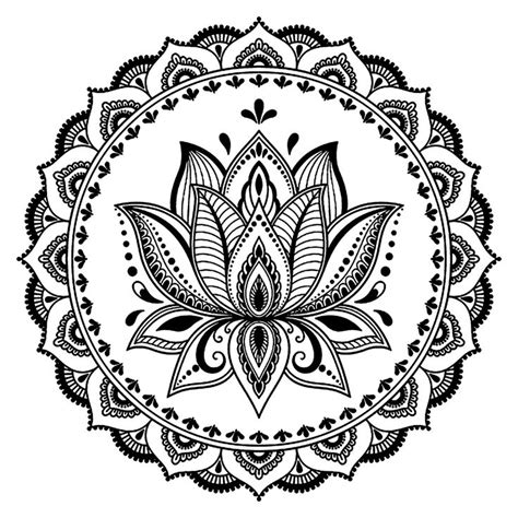 Lostus Flower * Tattoo Vektorgrafiken Floral, Lotus Flower * Tattoo, Designs, Floral PNG ...