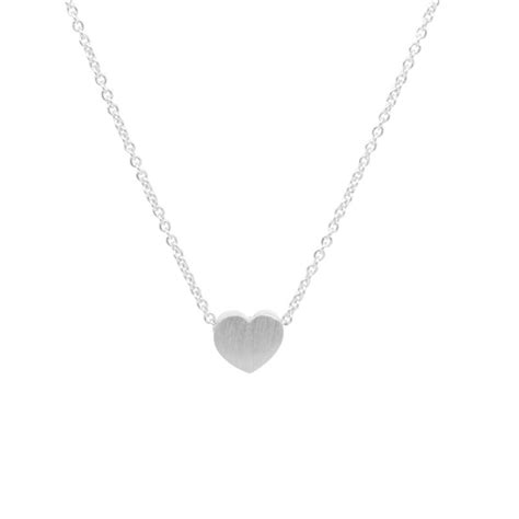 Small Heart Necklace - Elegant Heart No Stone Pendant Necklaces - Heart ...