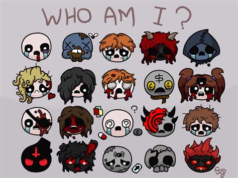 A Fan-Art of the Tainted Characters! (OC) : r/bindingofisaac