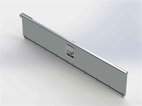 Lockable Aluminum Door Works With 48"/96"W Shelving Units, Universal - 7720 - Ranger Design