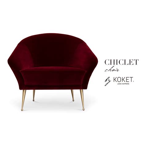 KOKET - Chiclet Chair | Fancy chair, Chair style, Diy chair