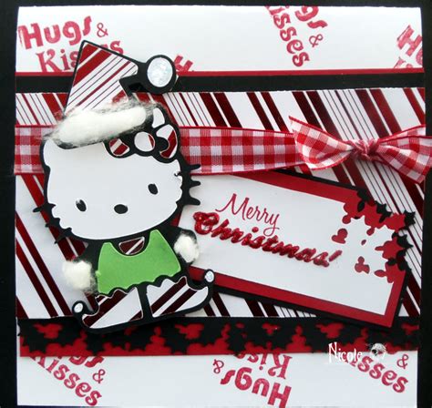 Scrappy Moms Stamps: HELLO KITTY Christmas Card