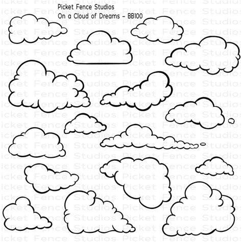 On A Cloud of Dreams | Cloud drawing, Easy drawings, Cloud vector