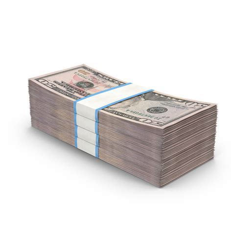 Stack of 50 Dollar Bills PNG Images & PSDs for Download | PixelSquid - S105286612