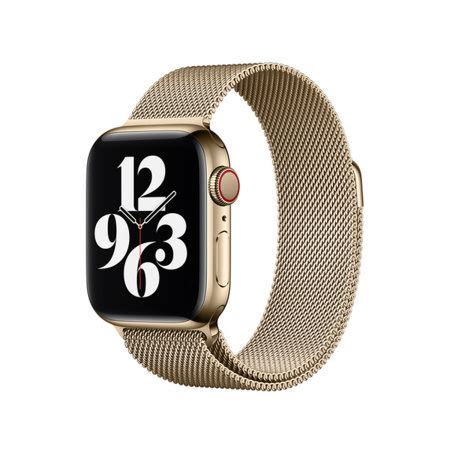 Official Apple Gold Milanese Loop - For Apple Watch Series 7 41mm [DNL]