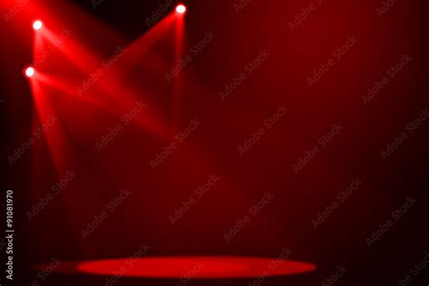 Red stage light background Stock Illustration | Adobe Stock