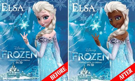 Angry Disney fans create their own ethnic princesses as latest film features ANOTHER 'generic ...
