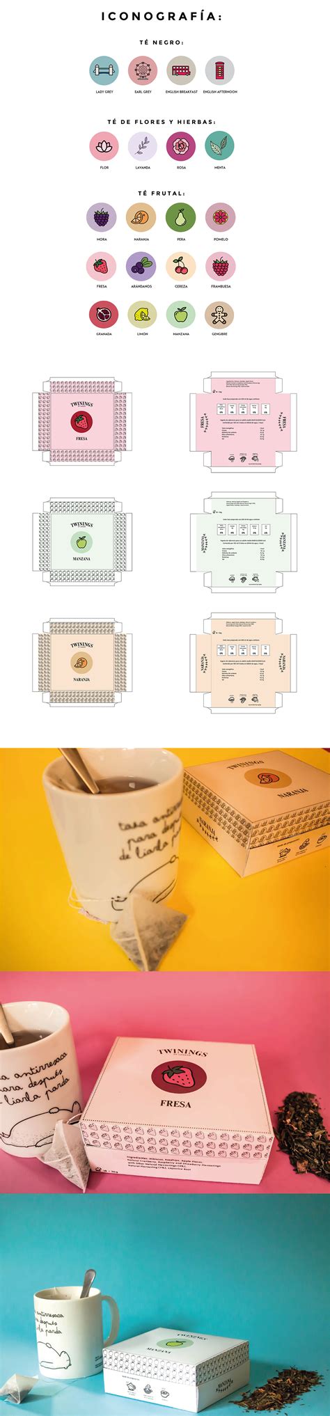 Tea packaging: Twinnings. on Behance