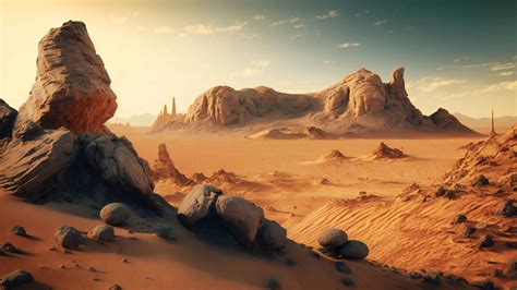 Wallpaper: Martian Landscape by Fiulo on DeviantArt