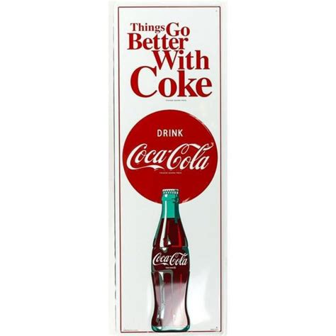 Contemporary Tin Coca-Cola Sign Value & Price Guide