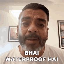 Bhai Waterproof Hai Jeeveshu Ahluwalia Sticker - Bhai Waterproof Hai Jeeveshu Ahluwalia Bhai ...