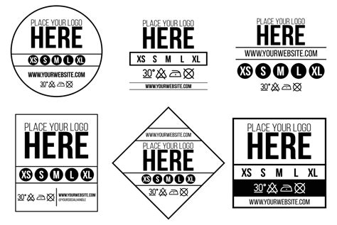 How To Use Our Free Neck Label Template - 3rd Rail Clothing | Clothing labels design, Printing ...