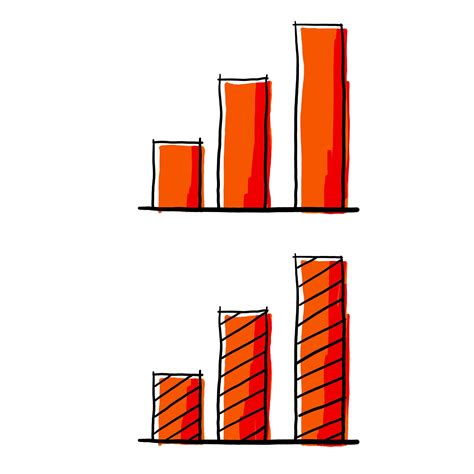 Business growth chart. Red bars. 6086679 Vector Art at Vecteezy