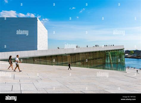 Oslo opera house roof hi-res stock photography and images - Alamy