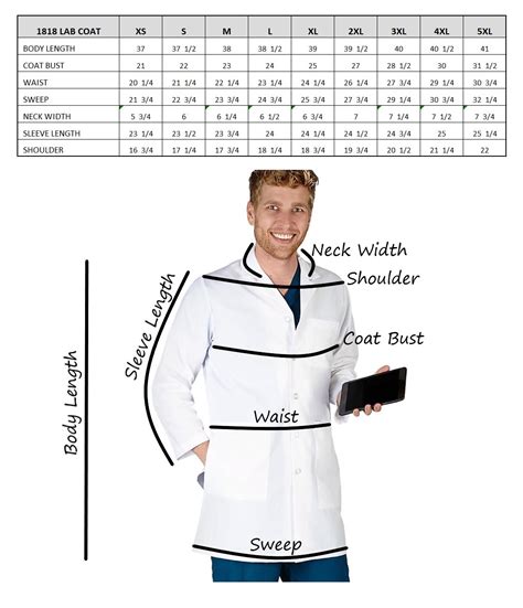 MENS IPAD LABCOAT (STYLE# 1818) - Wholesale Lab Coats