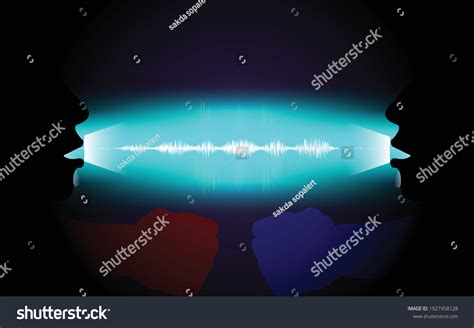 Conflict Between Two Sides Fighting Sound Stock Vector (Royalty Free) 1927458128