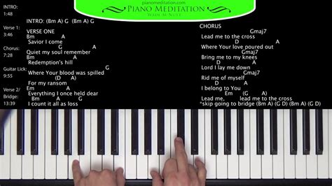 Lead Me to the Cross - How to Play on the Piano | D - YouTube